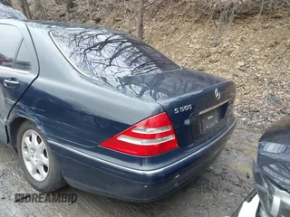 2001 Mercedes-Benz S-Class with VIN WDBNG75J31A212574, listed as a IAAI auction lot 41678906 with 109,716 mi miles. Bid and sale history available at carsss.com. Image 12.