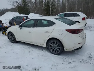 2018 Mazda Mazda3 4-Door Grand Touring with VIN 3MZBN1W31JM257598, listed as a Copart auction lot 47024215 with 0 mi miles and Salvage Title. Bid and sale history available at carsss.com. Image 2.