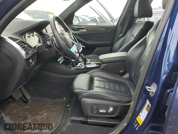 2019 BMW X3 xDrive30i with VIN 5UXTR9C52KLP96443, listed as a Copart auction lot 46327235 with 47,823 mi miles and Clean Title. Bid and sale history available at DreamBid. Image 7.