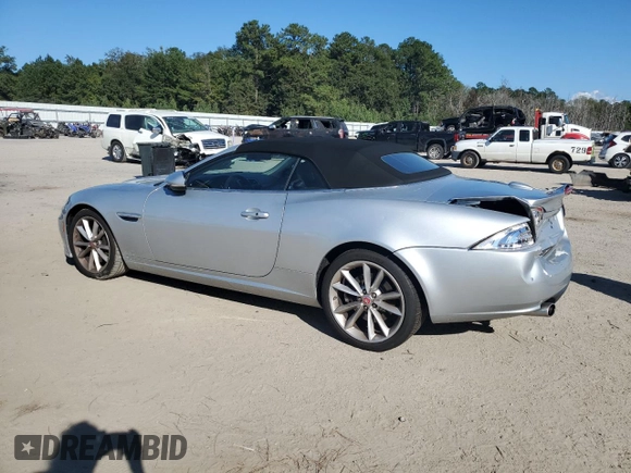 2014 Jaguar XK Touring with VIN SAJWA4EB4ELB54522, listed as a Copart auction lot 74420594 with 75,048 mi miles and Salvage Title. Bid and sale history available at carsss.com. Image 2.
