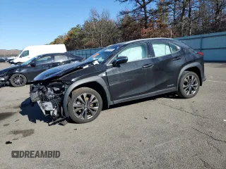 2021 Lexus UX with VIN JTHR9JBH7M2050957, listed as a Copart auction lot 42299095 with 0 mi miles and Salvage Title. Bid and sale history available at carsss.com. Image 1.