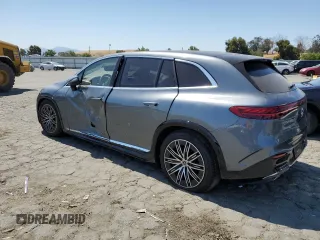 2023 Mercedes-Benz EQS with VIN 4JGDM4EB0PA021292, listed as a Copart auction lot 59878364 with 602 mi miles and Salvage Title. Bid and sale history available at carsss.com. Image 2.