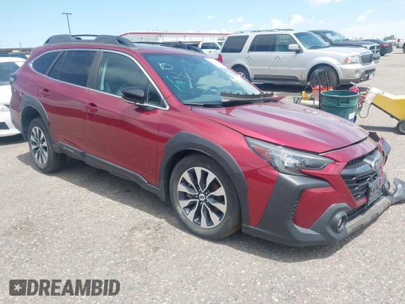 2024 Subaru Outback Limited with VIN 4S4BTANC8R3111136, listed as a IAAI auction lot 42624761 with 20,687 mi miles and . Bid and sale history available at DreamBid. Image 1.