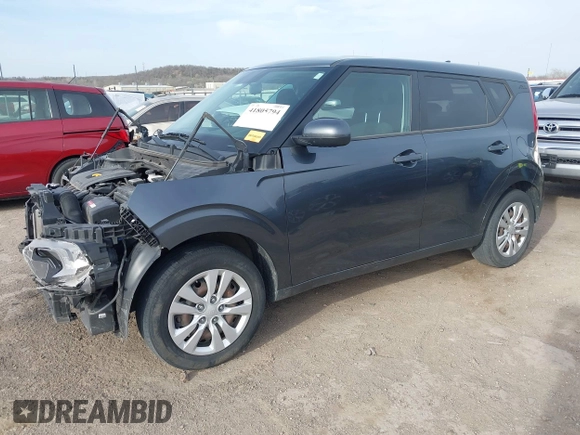 2020 Kia Soul LX with VIN KNDJ23AUXL7083367, listed as a IAAI auction lot 41805794 with 74,582 mi miles. Bid and sale history available at carsss.com. Image 18.