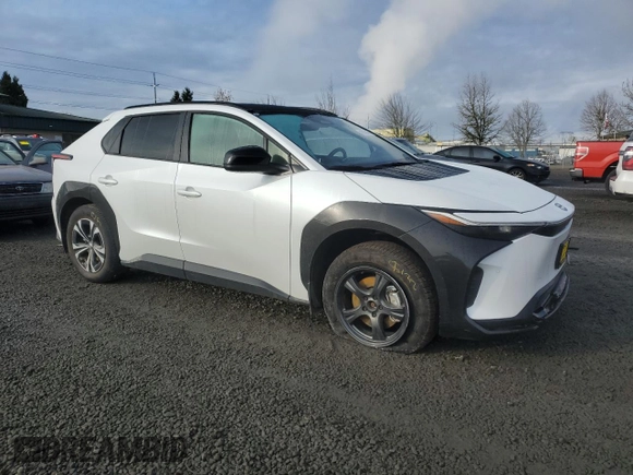 2024 Toyota bZ4X XLE with VIN JTMABACA9RA068930, listed as a Copart auction lot 45756405 with 4,117 mi miles and Salvage Title. Bid and sale history available at DreamBid. Image 4.
