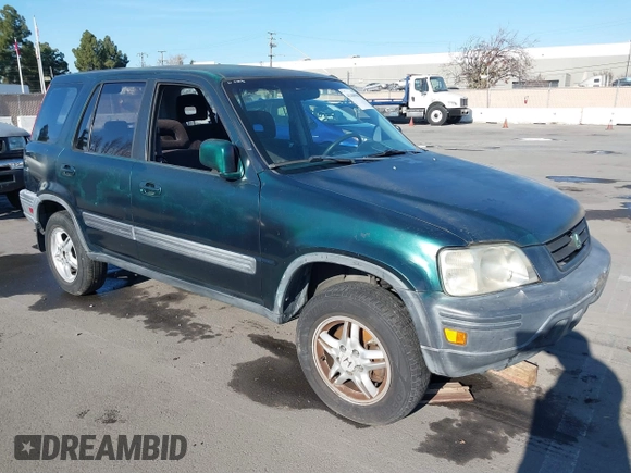 1999 Honda CR-V LX with VIN JHLRD2841XC021918, listed as a IAAI auction lot 41468900 with 187,298 mi miles. Bid and sale history available at carsss.com. Image 1.