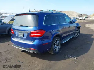2017 Mercedes-Benz GLS with VIN 4JGDF7DE1HA911518, listed as a IAAI auction lot 41998878 with 118,315 mi miles. Bid and sale history available at carsss.com. Image 4.