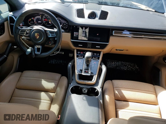 2019 Porsche Cayenne Turbo with VIN WP1AF2AY6KDA81423, listed as a Copart auction lot 77480454 with 35,749 mi miles and Salvage title. Bid and sale history available at DreamBid. Image 8.