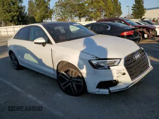2018 Audi A3 Sedan Premium with VIN WAUAUGFF6J1042212, listed as a Copart auction lot 80358753 with 64,712 mi miles. Bid and sale history available at carsss.com. Image 4.