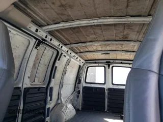 2008 Chevrolet Express Cargo Van with VIN 1GCGG25C581108063, listed as a Copart auction lot 44993455 with 463,245 mi miles and Clean Title. Bid and sale history available at carsss.com. Image 10.