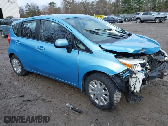 2014 Nissan Note S Plus with VIN 3N1CE2CP0EL437562, listed as a IAAI auction lot 42016066 with 43,228 mi miles and . Bid and sale history available at DreamBid. Image 1.