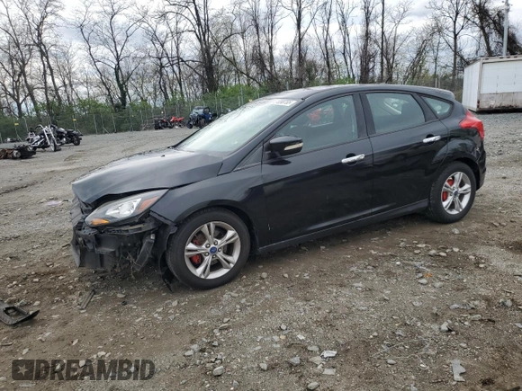 2014 Ford Focus SE with VIN 1FADP3K2XEL249284, listed as a Copart auction lot 51098765 with 66,684 mi miles and Salvage Title. Bid and sale history available at carsss.com. Image 1.