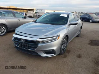 2021 Honda Insight Touring with VIN 19XZE4F99ME009749, listed as a IAAI auction lot 41411868 with 54,808 mi miles and . Bid and sale history available at carsss.com. Image 18.