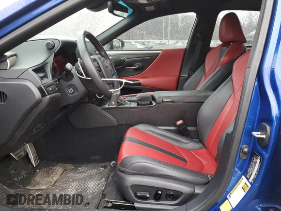 2022 Lexus ES 350 F Sport with VIN 58AGZ1B13NU121755, listed as a Copart auction lot 43086845 with 48,490 mi miles and Salvage title. Bid and sale history available at DreamBid. Image 7.