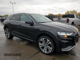 2020 Audi Q8 Premium Plus z VIN WA1EVAF1XLD004366, wystawiony jako Copart lot #75661534 z przebiegiem 52 301 mil mil oraz Szkoda całkowita • Salvage title. Historia ofert i sprzedaży dostępna na DreamBid. Obrazek 4.