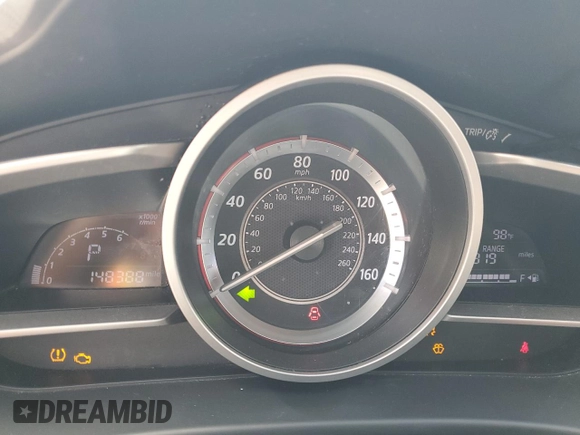 2014 Mazda 3 i Touring with VIN JM1BM1L76E1211443, listed as a Copart auction lot 54767085 with 148,388 mi miles and Salvage Title. Bid and sale history available at DreamBid. Image 9.