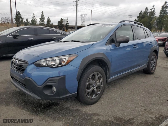 2021 Subaru Crosstrek Sport with VIN JF2GTHSC8MH238991, listed as a Copart auction lot 53547075 with 30,854 mi miles and Salvage Title. Bid and sale history available at carsss.com. Image 1.