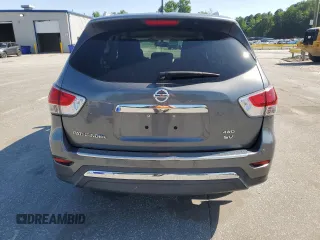 2015 Nissan Pathfinder SV with VIN 5N1AR2MM2FC716758, listed as a Copart auction lot 61843455 with 105,127 mi miles and Salvage title. Bid and sale history available at DreamBid. Image 6.