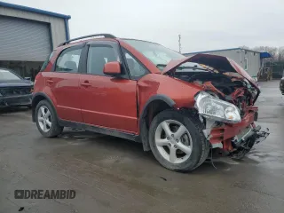 2007 Suzuki SX4 with VIN JS2YB413175107297, listed as a Copart auction lot 52012665 with 40,044 mi miles and Salvage Title. Bid and sale history available at carsss.com. Image 4.