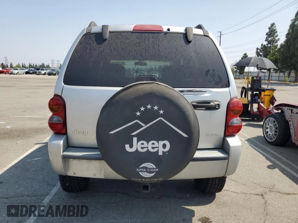 2002 Jeep Liberty Limited with VIN 1J4GL58K62W107105, listed as a Copart auction lot 60105345 with 138,442 mi miles and Clean title. Bid and sale history available at DreamBid. Image 6.