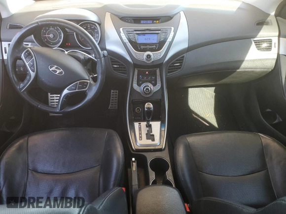2013 Hyundai Elantra Coupe SE with VIN KMHDH6AE2DU016461, listed as a Copart auction lot 80578204 with 128,925 mi miles and Salvage Title. Bid and sale history available at carsss.com. Image 8.