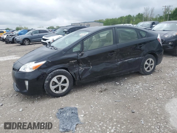 2015 Toyota Prius Four with VIN JTDKN3DU6F1900106, listed as a Copart auction lot 56723525 with 107,406 mi miles and Clean Title. Bid and sale history available at DreamBid. Image 1.