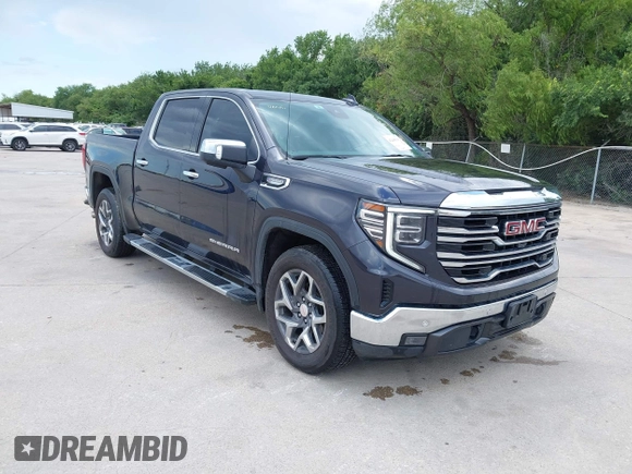 2024 GMC Sierra 1500 SLT with VIN 3GTPHDED1RG176672, listed as a IAAI auction lot 42445192 with 51,689 mi miles and . Bid and sale history available at DreamBid. Image 1.