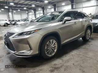 2020 Lexus RX 450h with VIN 2T2JGMDA8LC049608, listed as a Copart auction lot 58068145 with 67,935 mi miles and Salvage title. Bid and sale history available at DreamBid. Image 1.