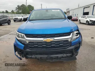 2021 Chevrolet Colorado 2WD Work Truck with VIN 1GCGSBEA8M1142022, listed as a Copart auction lot 51664265 with 56,130 mi miles and Salvage title. Bid and sale history available at DreamBid. Image 5.