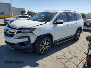 2021 Honda Pilot Touring 7-Passenger with VIN 5FNYF6H6XMB074918, listed as a Copart auction lot 65253155 with 80,423 mi miles and Salvage title. Bid and sale history available at DreamBid. Image 1.