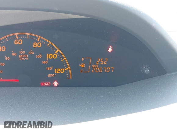 2011 Toyota Yaris with VIN JTDJT4K30B5339454, listed as a IAAI auction lot 41977912 with 206,707 mi miles. Bid and sale history available at carsss.com. Image 15.