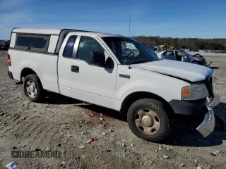 2008 Ford F-150 XL with VIN 1FTRF12208KD96201, listed as a Copart auction lot 59607205 with 196,595 mi miles and Non repairable. Bid and sale history available at DreamBid. Image 4.