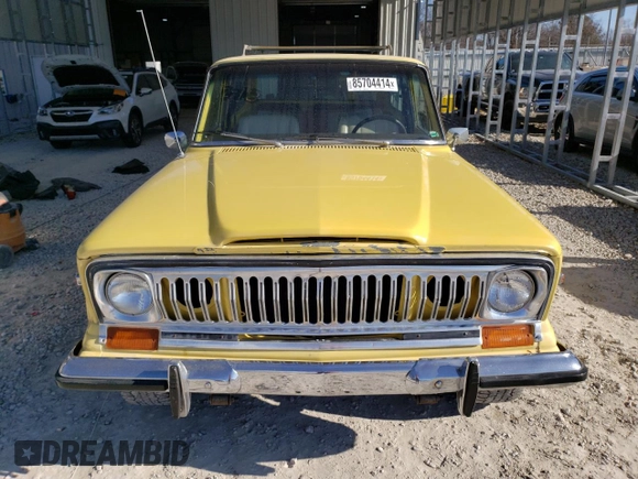 1977 Jeep Grand Cherokee with VIN J7M17MP042360, listed as a Copart auction lot 85704414 with 91,800 mi miles and Clean title. Bid and sale history available at DreamBid. Image 5.