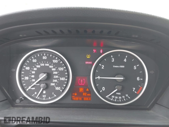 2008 BMW 5 Series 550i with VIN WBANW53508CT51457, listed as a IAAI auction lot 41103437 with 192,516 mi miles. Bid and sale history available at carsss.com. Image 7.