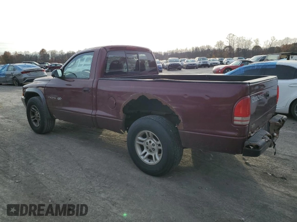 2002 Dodge Dakota with VIN 1B7FL16X22S668515, listed as a Copart auction lot 78352644 with 214,222 mi miles and Salvage Title. Bid and sale history available at DreamBid. Image 2.