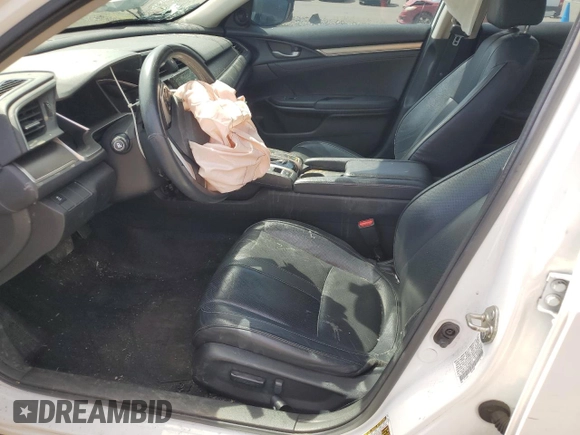 2016 Honda Civic EX-L with VIN 19XFC1F79GE204714, listed as a Copart auction lot 53377405 with 122,309 mi miles and Salvage title. Bid and sale history available at DreamBid. Image 7.