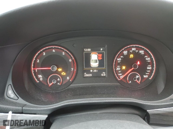 2021 Volkswagen Passat 2.0T R-Line with VIN 1VWMA7A37MC007058, listed as a Copart auction lot 44601465 with 29,839 mi miles and Salvage Title. Bid and sale history available at carsss.com. Image 9.