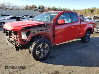 2018 Chevrolet Colorado 4WD Work Truck with VIN 1GCHTBEN1J1100193, listed as a Copart auction lot 81039564 with 27,829 mi miles and Salvage title. Bid and sale history available at DreamBid. Image 1.