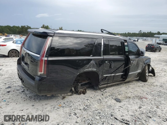 2019 Cadillac Escalade ESV Premium Luxury z VIN 1GYS3JKJ9KR320583, wystawiony jako Copart lot #71666784 z przebiegiem Nie podano mil oraz Szkoda całkowita • Salvage title. Historia ofert i sprzedaży dostępna na DreamBid. Obrazek 3.