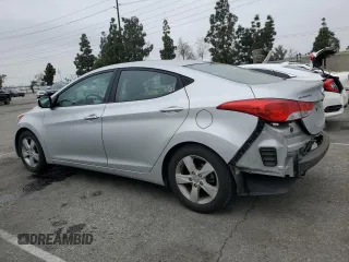 2013 Hyundai Elantra GLS z VIN KMHDH4AE0DU019346, wystawiony jako Copart lot #50828415 z przebiegiem 121 897 mil mil oraz Szkoda całkowita • Salvage title. Historia ofert i sprzedaży dostępna na DreamBid. Obrazek 2.