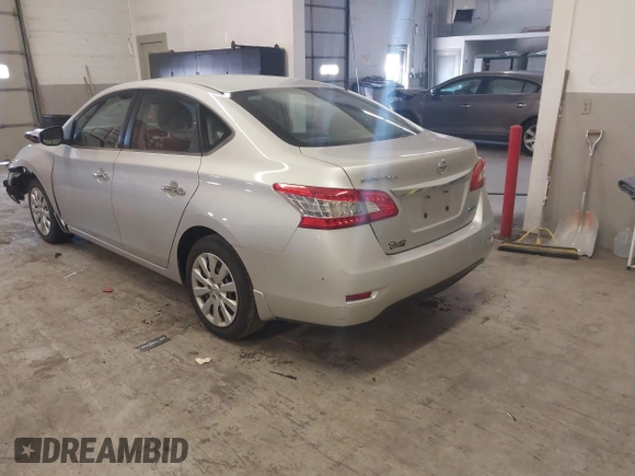 2013 Nissan Sentra S with VIN 3N1AB7AP9DL683170, listed as a IAAI auction lot 41980968 with 117,026 mi miles and . Bid and sale history available at DreamBid. Image 3.