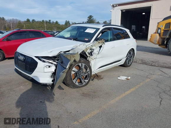 2022 Audi e-tron Premium z VIN WA1AAAGE2NB040546, wystawiony jako IAAI lot #41813053 z przebiegiem 47 002 mil mil oraz . Historia ofert i sprzedaży dostępna na DreamBid. Obrazek 2.