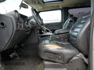 2005 Hummer H2 SUV with VIN 5GRGN23U45H107876, listed as a Copart auction lot 41707595 with 186,646 mi miles and Salvage Title. Bid and sale history available at carsss.com. Image 7.