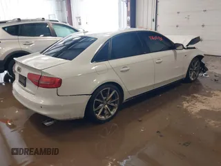2016 Audi A4 Premium Plus with VIN WAUFFAFL2GA002902, listed as a IAAI auction lot 41606726 with 85,128 mi miles. Bid and sale history available at carsss.com. Image 4.