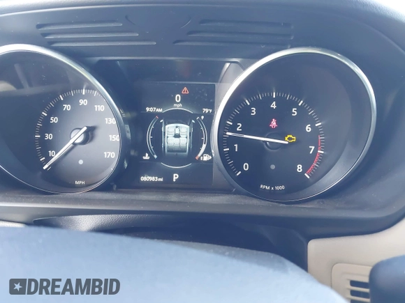 2016 Land Rover Range Rover Sport HSE with VIN SALWR2VF4GA648057, listed as a IAAI auction lot 40687664 with 80,983 mi miles and . Bid and sale history available at DreamBid. Image 7.