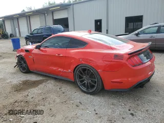 2022 Ford Mustang GT with VIN 1FA6P8CFXN5133725, listed as a Copart auction lot 49670535 with 37,297 mi miles and Salvage Title. Bid and sale history available at carsss.com. Image 2.