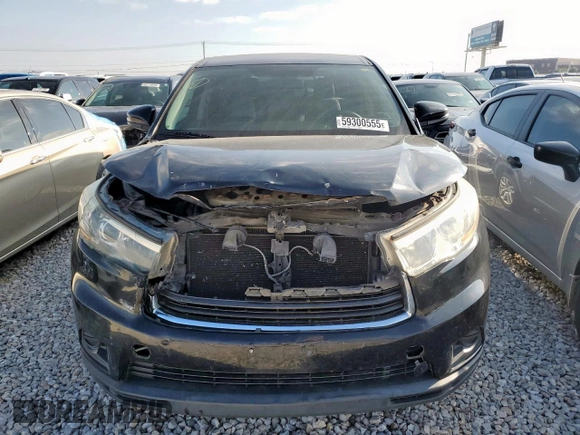 2014 Toyota Highlander LE z VIN 5TDZARFH0ES008478, wystawiony jako Copart lot #59300555 z przebiegiem 117 163 mil mil oraz Szkoda całkowita • Salvage title. Historia ofert i sprzedaży dostępna na DreamBid. Obrazek 5.