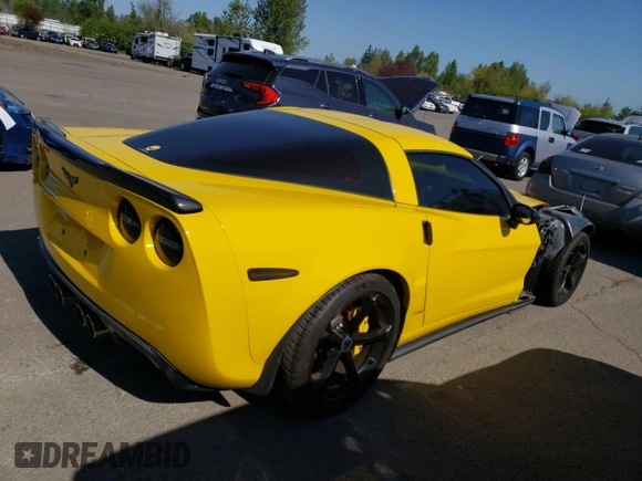 2012 Chevrolet Corvette Z16 Grand Sport 3LT with VIN 1G1YW2DWXC5103924, listed as a Copart auction lot 52947145 with 42,870 mi miles and Salvage title. Bid and sale history available at DreamBid. Image 3.