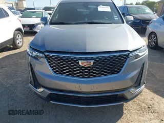 2025 Cadillac XT6 FWD Premium Luxury with VIN 1GYKPCRS3SZ118384, listed as a IAAI auction lot 41962391 with 6,946 mi miles. Bid and sale history available at carsss.com. Image 6.