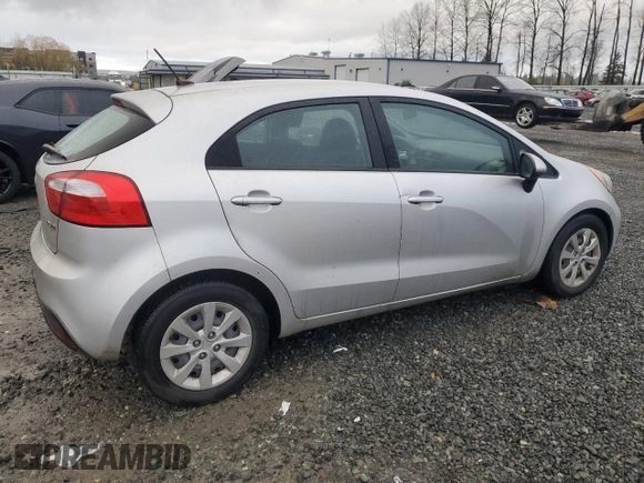 2014 Kia Rio EX with VIN KNADN5A35E6417270, listed as a Copart auction lot 80914984 with 53,932 mi miles and Salvage Title. Bid and sale history available at carsss.com. Image 3.